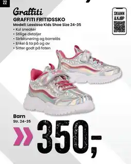Sport Outlet GRAFFITI FRITIDSSKO tilbud