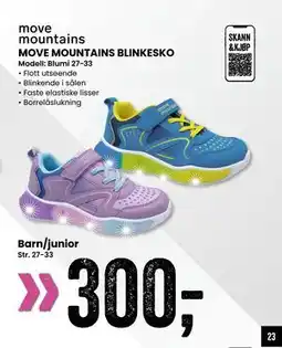 Sport Outlet MOVE MOUNTAINS BLINKESKO tilbud