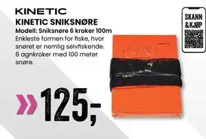 Sport Outlet KINETIC SNIKSNØRE tilbud