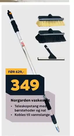 Megaflis Norgarden vaskesett tilbud