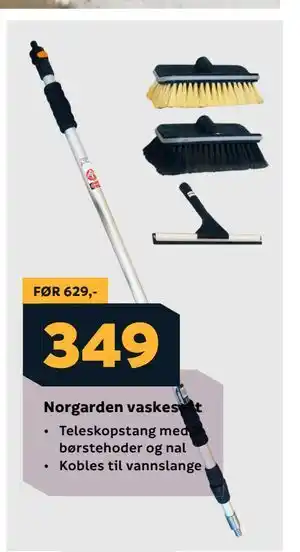 Megaflis Norgarden vaskesett tilbud