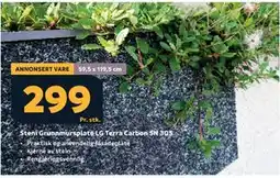 Megaflis Steni Grunnmursplate LG Terra Carbon SN 305 tilbud