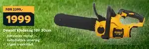 Megaflis Dewalt kjedesag 18V 30cm tilbud
