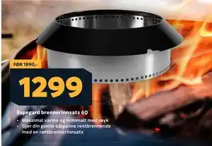 Megaflis Espegard brennerinnsats 60 tilbud