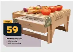 Megaflis Casus engangsgrill tilbud