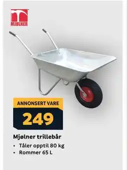 Megaflis Mjølner trillebår tilbud