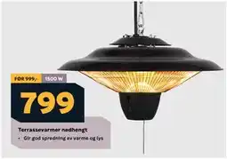 Megaflis Terrassevarmer nedhengt tilbud