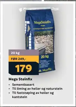 Megaflis Mega Steinfix tilbud