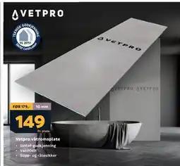 Megaflis Vetpro våtromsplate tilbud