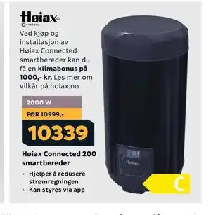 Megaflis Høiax Connected 200 smartbereder tilbud