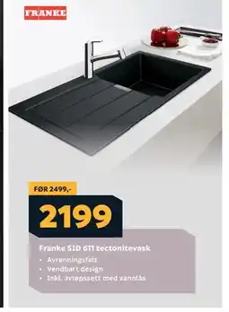 Megaflis Franke SID 611 tectonitevask tilbud