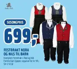 Coop Obs FESTDRAKT NORA OG NILS TIL BARN tilbud