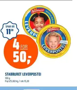 Coop Obs STABBURET LEVERPOSTEI tilbud