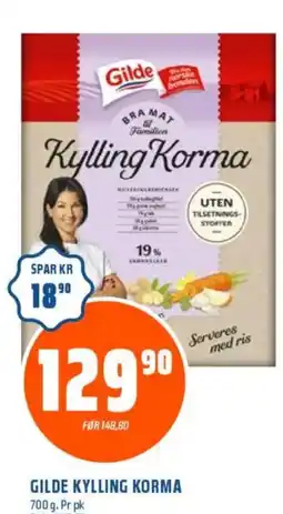 Coop Obs GILDE KYLLING KORMA tilbud