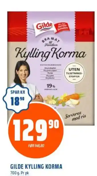 Coop Obs GILDE KYLLING KORMA tilbud