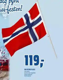 Coop Obs BALKONGFLAGG tilbud