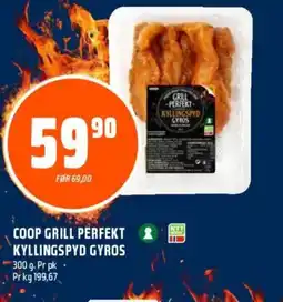 Coop Obs COOP GRILL PERFEKT KYLLINGSPYD GYROS tilbud