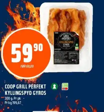 Coop Obs COOP GRILL PERFEKT KYLLINGSPYD GYROS tilbud