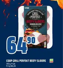 Coop Obs COOP GRILL PERFEKT BEEFY SLIDERS tilbud