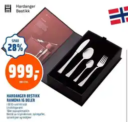 Coop Obs HARDANGER BESTIKK RAMONA 16 DELER tilbud