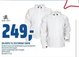 Coop Obs SKJORTE TIL FESTDRAKT BARN tilbud