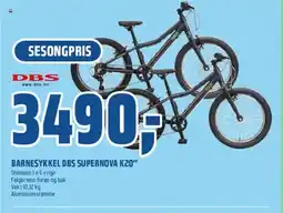 Coop Obs BARNESYKKEL DBS SUPERNOVA K20" tilbud