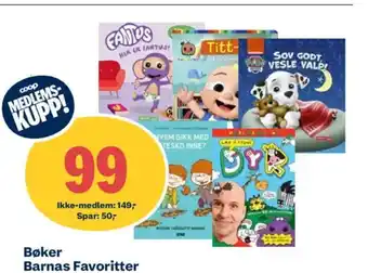 Coop Obs Bøker Barnas Favoritter tilbud
