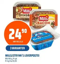 Coop Obs MILLS/STRYHN'S LEVERPOSTEI tilbud