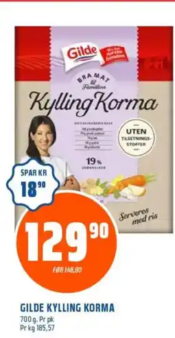 Coop Obs GILDE KYLLING KORMA tilbud