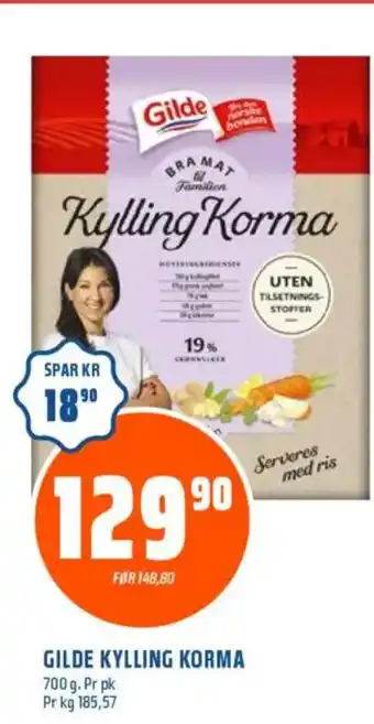 Coop Obs GILDE KYLLING KORMA tilbud