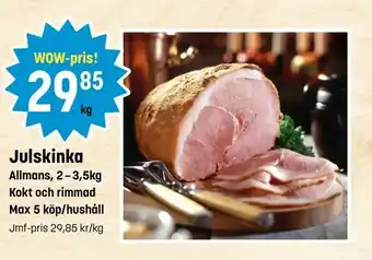 Eurocash Julskinka tilbud
