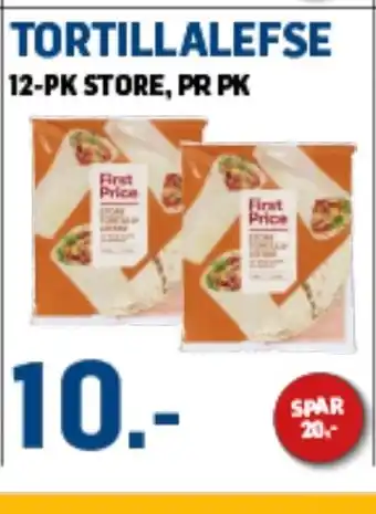Price Lagerbutikk TORTILLALEFSE tilbud