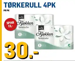 Price Lagerbutikk TØRKERULL 4PK tilbud