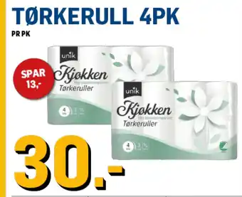 Price Lagerbutikk TØRKERULL 4PK tilbud