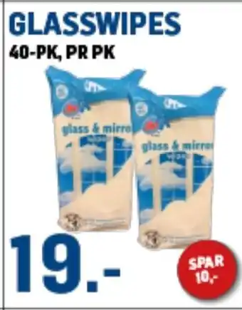 Price Lagerbutikk GLASSWIPES tilbud