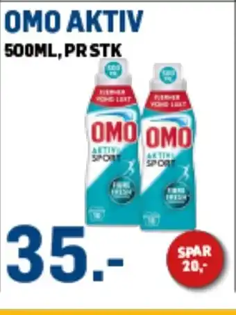 Price Lagerbutikk Omo aktiv , pr stk tilbud