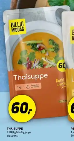 Bunnpris Thaisuppe tilbud