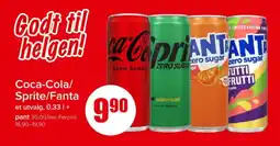 Spar Coca-cola/ sprite/fanta tilbud