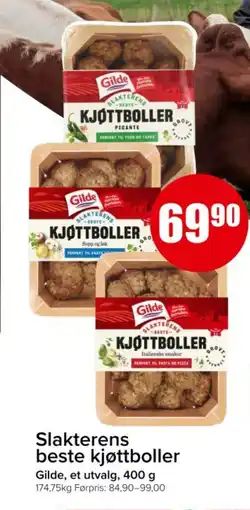 Spar GILDE Slakterens beste kjøttboller tilbud