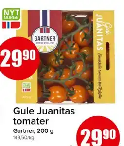 Spar GARTNER Gule juanitas tomater tilbud