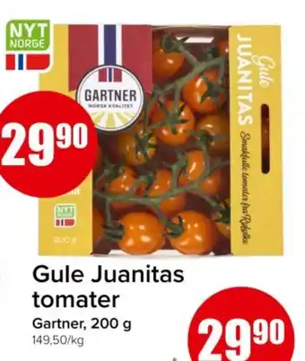 Spar GARTNER Gule juanitas tomater tilbud