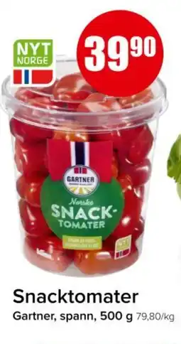 Spar GARTNER Snacktomater tilbud
