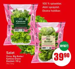 Spar ONNA Salat tilbud