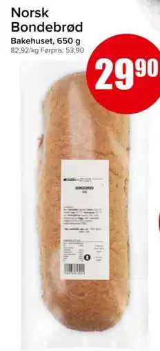 Spar Norsk bondebrød tilbud