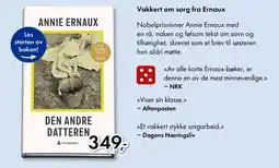 Norli Vakkert om sorg fra ernaux tilbud