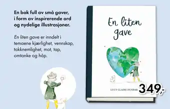 Norli En bok full av små gaver, i form av inspirerende ord og nydelige illustrasjoner. tilbud