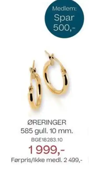Bjørklund Øreringer tilbud