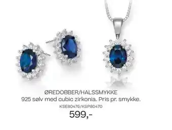 Bjørklund Øredobber/halssmykke tilbud