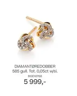 Bjørklund Diamantøredobber tilbud
