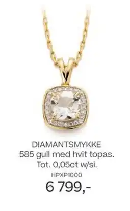 Bjørklund Diamantsmykke tilbud